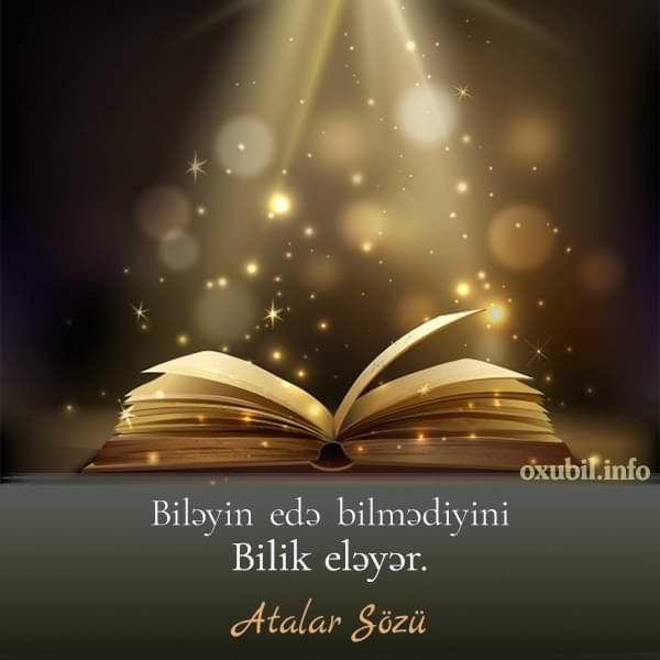 Seçmə Atalar Sözləri mənalıAtalar Sözləri