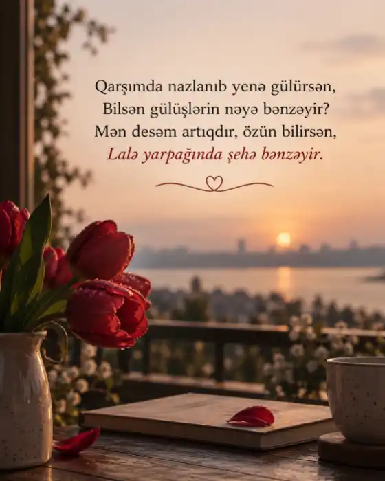 Sevgiliyə Aid Şeirlər sevgi şeiri