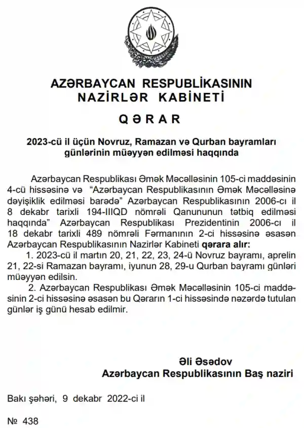 bayramlar 2023 bayram gunleri orucluq 2023 novruz qurban