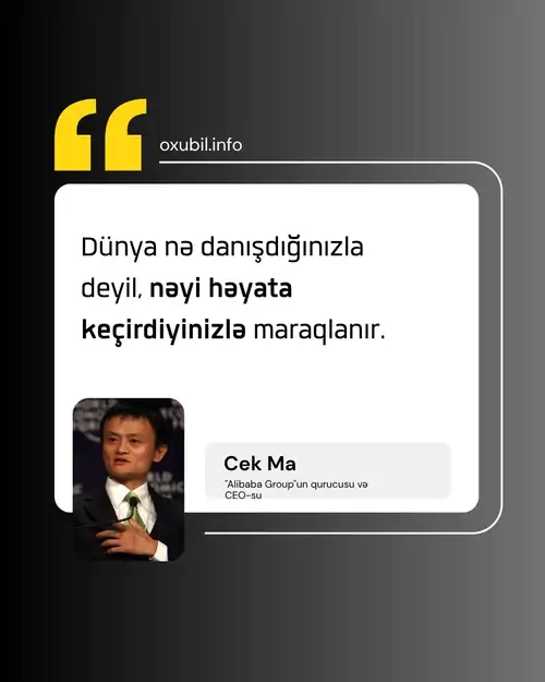 Biznes və iş dünyası haqqında mənalı sözlər biznes haqqında aforizmlər sitatlar