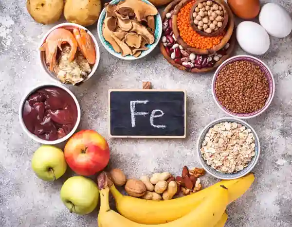 dəmir azlığı dəmirlə zəngin qidalar  qan artıran qidalar 