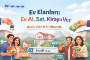 Ev elanlari: Ev Al, sat, kiraye ver – bütün elanlar 1 ünvanda şəkli